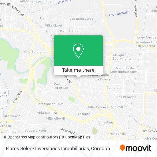 Flores Soler - Inversiones Inmobiliarias map