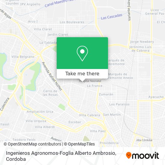 Ingenieros Agronomos-Foglia Alberto Ambrosio map