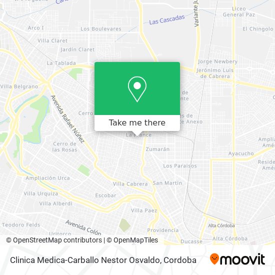Clinica Medica-Carballo Nestor Osvaldo map