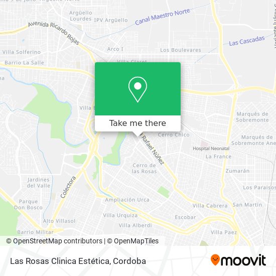 Las Rosas Clinica Estética map