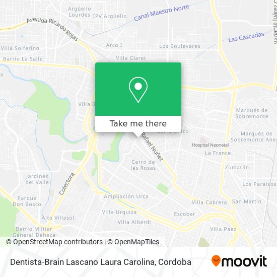 Dentista-Brain Lascano Laura Carolina map