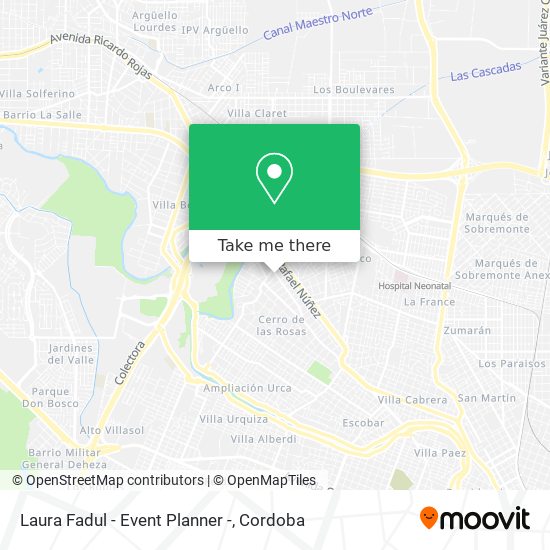 Laura Fadul - Event Planner - map