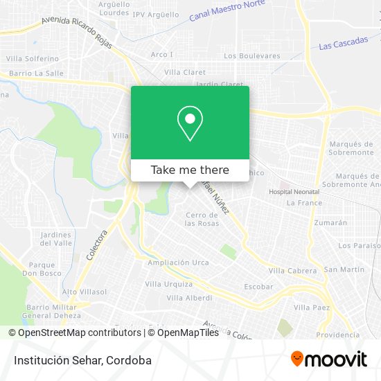 Institución Sehar map