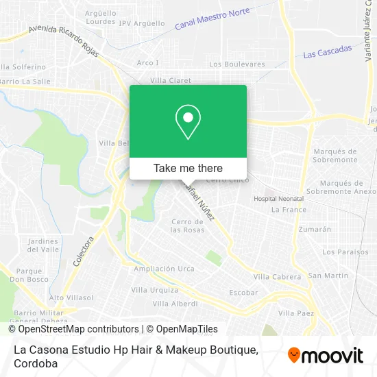 La Casona Estudio Hp Hair & Makeup Boutique map