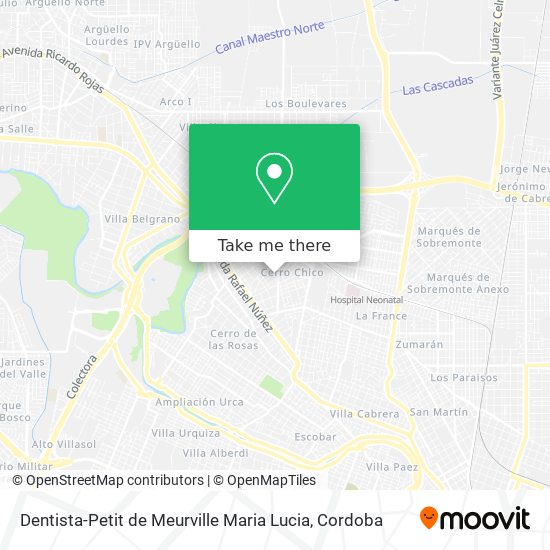 Mapa de Dentista-Petit de Meurville Maria Lucia