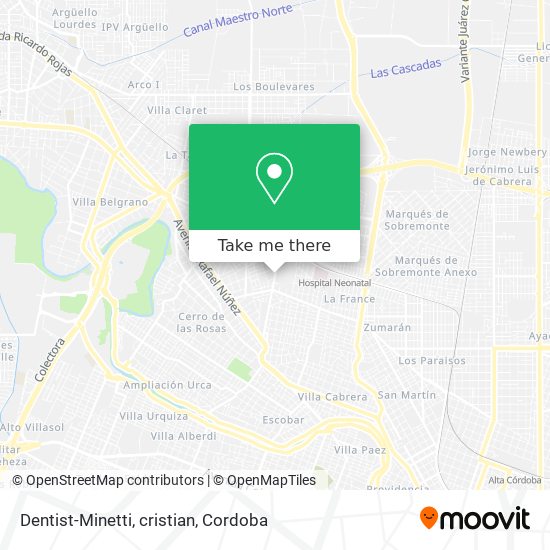 Dentist-Minetti, cristian map