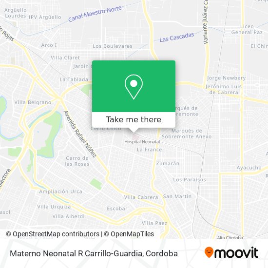 Mapa de Materno Neonatal R Carrillo-Guardia