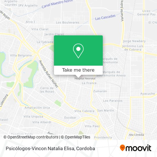 Mapa de Psicólogos-Vincon Natalia Elisa