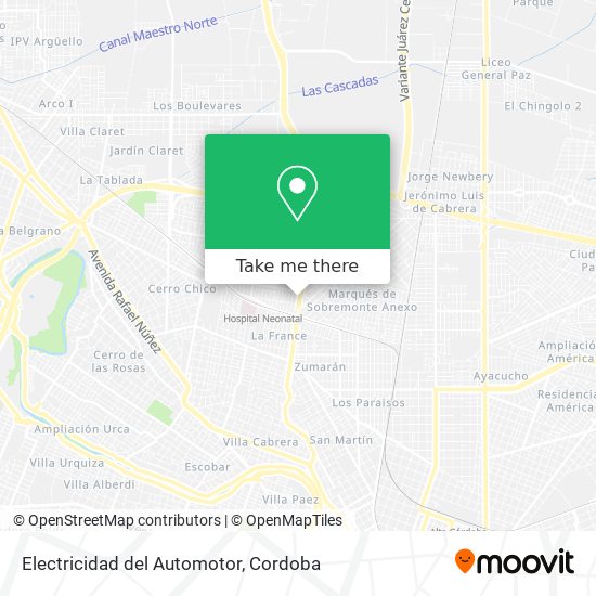 Mapa de Electricidad del Automotor