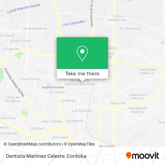 Dentista-Martinez Celeste map