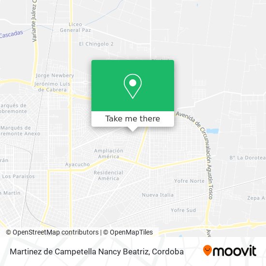 Mapa de Martinez de Campetella Nancy Beatriz