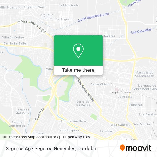 Seguros Ag - Seguros Generales map