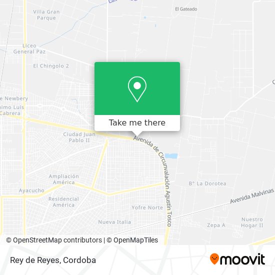 Rey de Reyes map