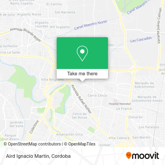 Aird Ignacio Martin map