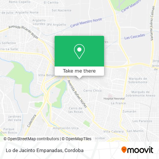 Lo de Jacinto Empanadas map