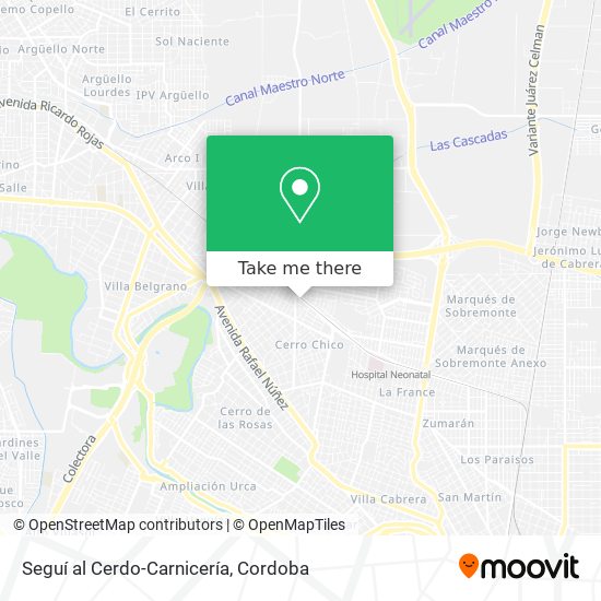 Seguí al Cerdo-Carnicería map