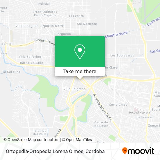 Ortopedia-Ortopedia Lorena Olmos map