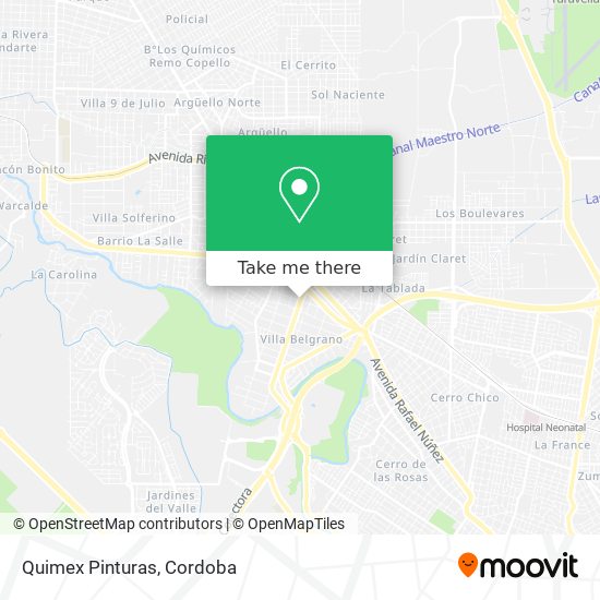 Quimex Pinturas map