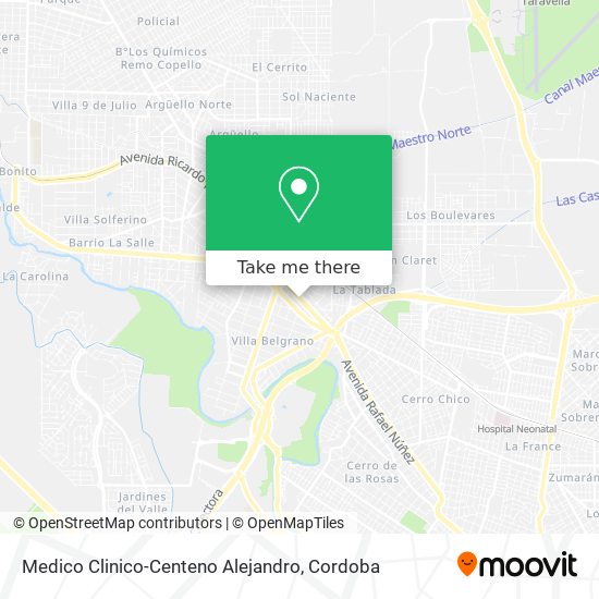 Medico Clinico-Centeno Alejandro map