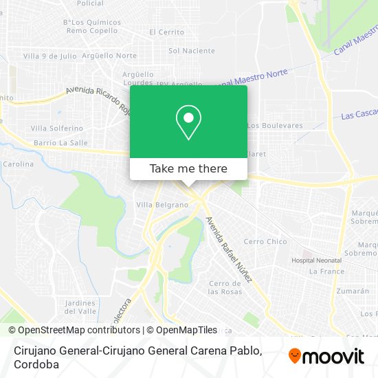 Cirujano General-Cirujano General Carena Pablo map