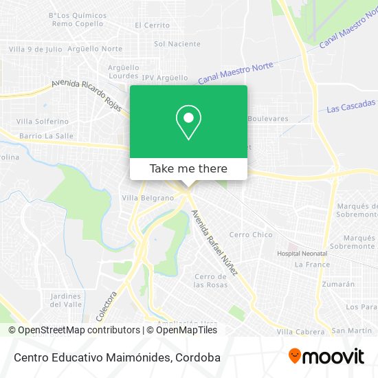 Centro Educativo Maimónides map