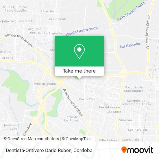 Dentista-Ontivero Dario Ruben map