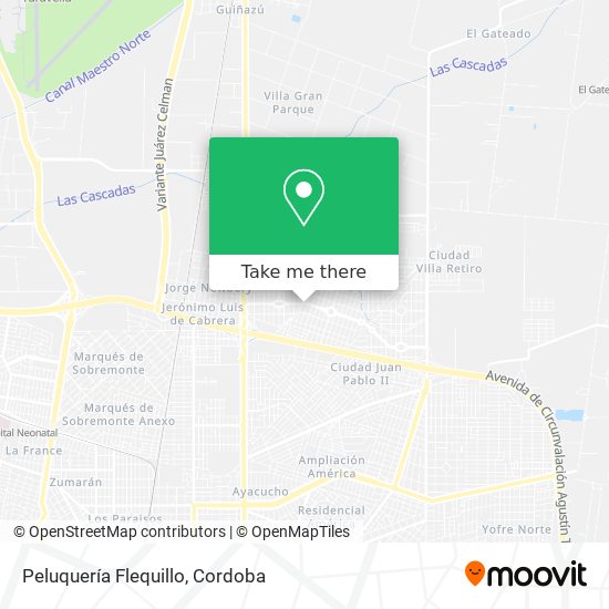 Mapa de Peluquería Flequillo