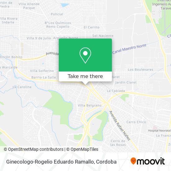 Ginecologo-Rogelio Eduardo Ramallo map