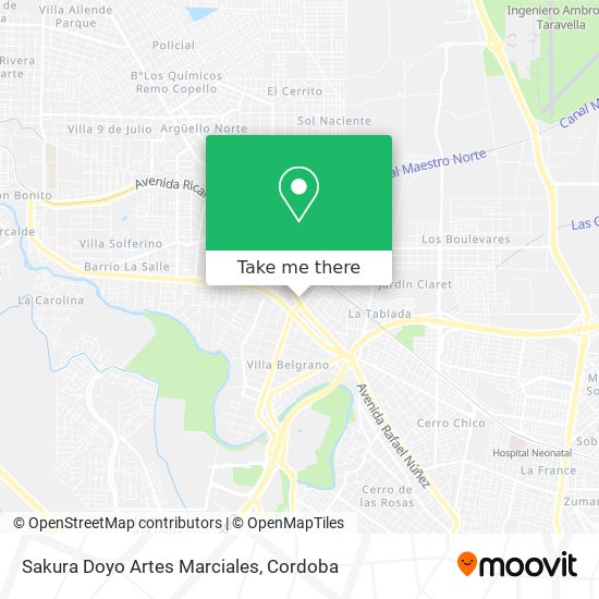 Sakura Doyo Artes Marciales map
