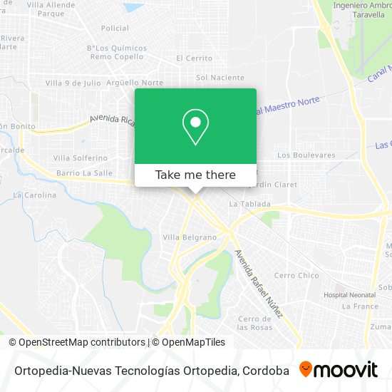 Ortopedia-Nuevas Tecnologías Ortopedia map