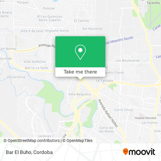 Mapa de Bar El Buho