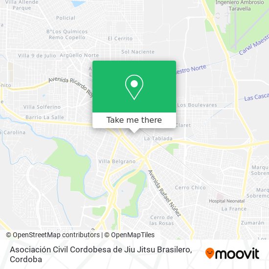 Asociación Civil Cordobesa de Jiu Jitsu Brasilero map