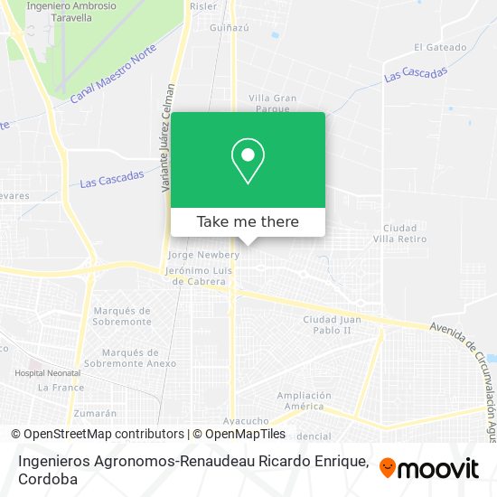 Ingenieros Agronomos-Renaudeau Ricardo Enrique map