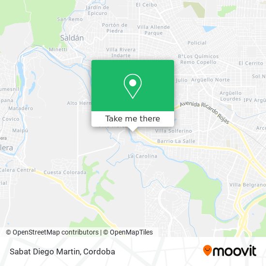 Mapa de Sabat Diego Martin