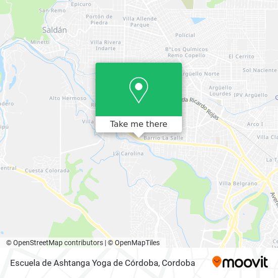 Escuela de Ashtanga Yoga de Córdoba map
