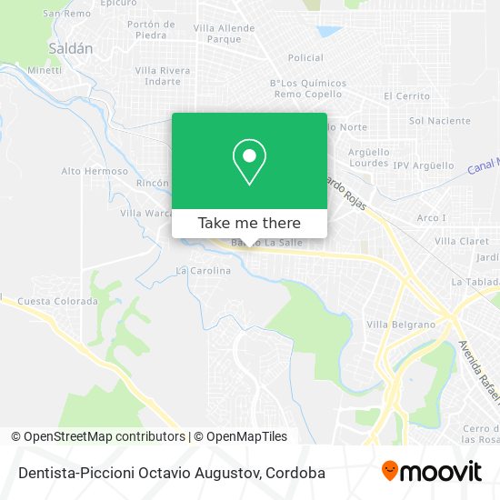Mapa de Dentista-Piccioni Octavio Augustov