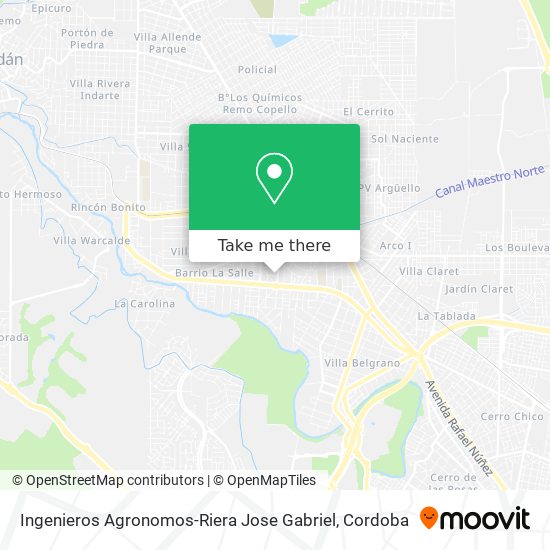 Mapa de Ingenieros Agronomos-Riera Jose Gabriel