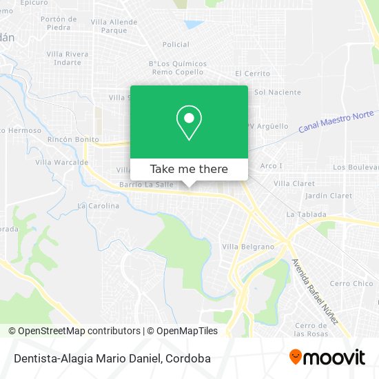 Mapa de Dentista-Alagia Mario Daniel