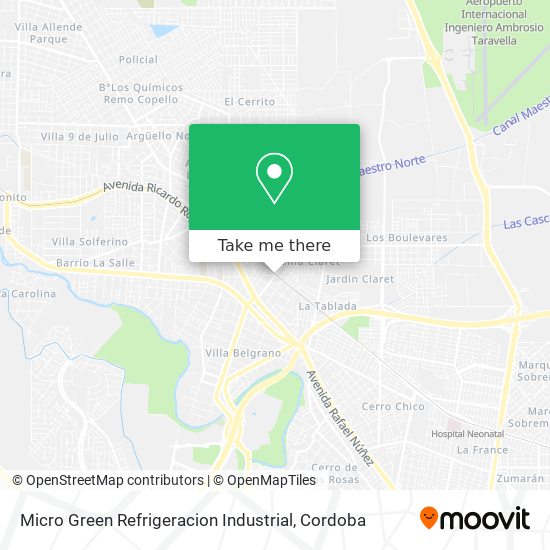 Micro Green Refrigeracion Industrial map