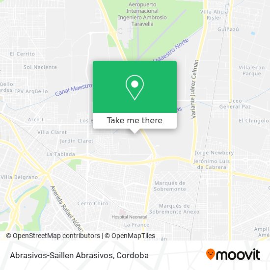Abrasivos-Saillen Abrasivos map