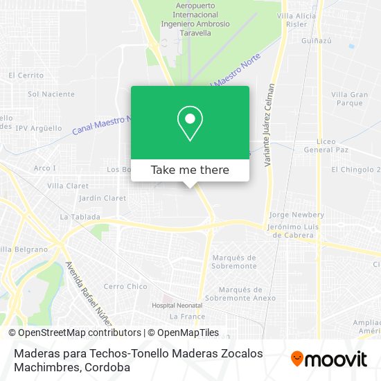 Maderas para Techos-Tonello Maderas Zocalos Machimbres map