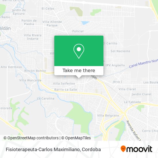 Fisioterapeuta-Carlos Maximiliano map