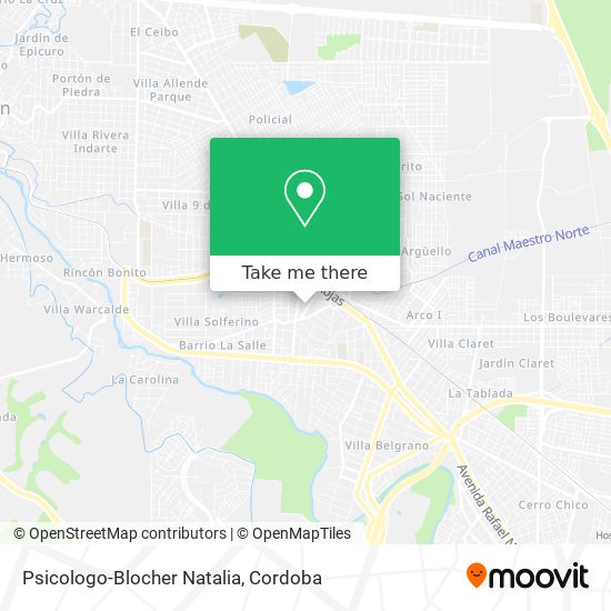 Psicologo-Blocher Natalia map