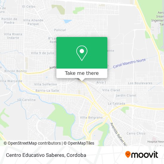 Centro Educativo Saberes map