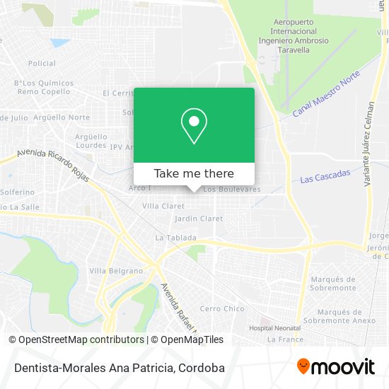 Dentista-Morales Ana Patricia map
