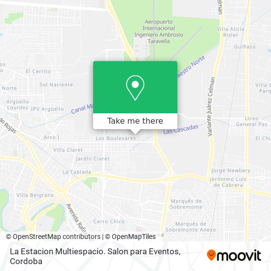 La Estacion Multiespacio. Salon para Eventos map