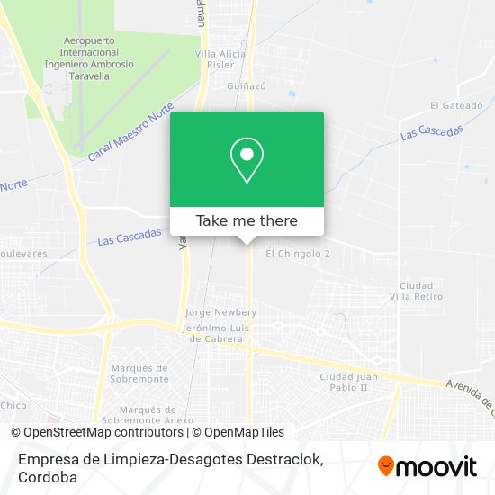 Mapa de Empresa de Limpieza-Desagotes Destraclok