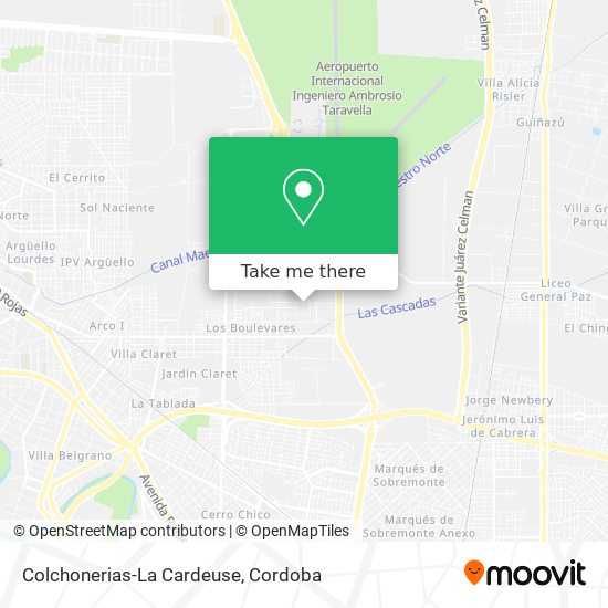 Colchonerias-La Cardeuse map