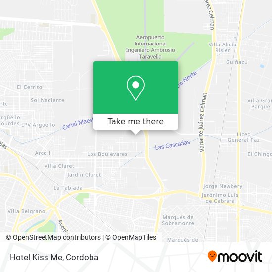 Hotel Kiss Me map