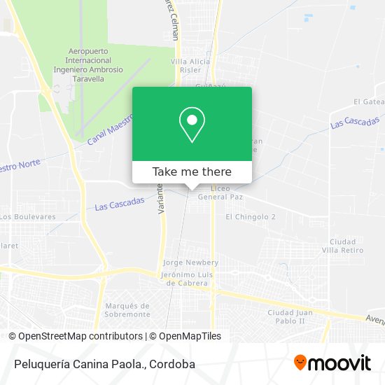 Peluquería Canina Paola. map